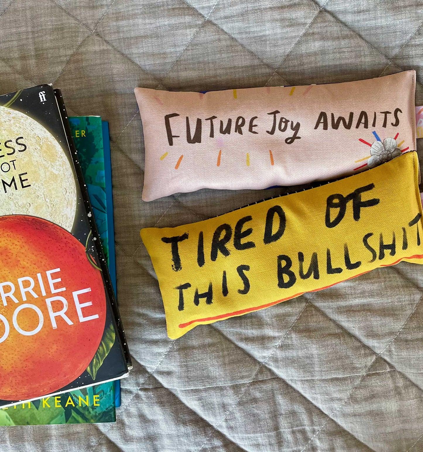 Future Joy Awaits Lavender Bag: for zen, meditation deep sleep and yoga