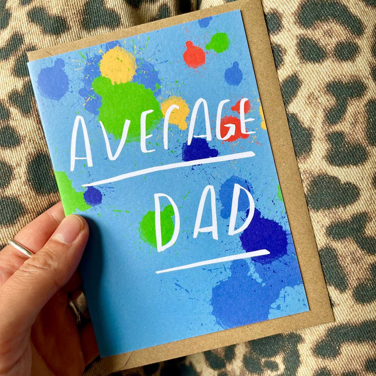 Average Dad greeting card