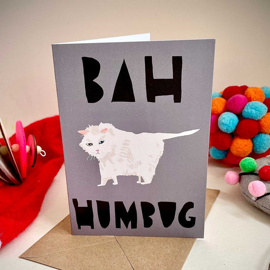 BAH HUMBUG christmas card