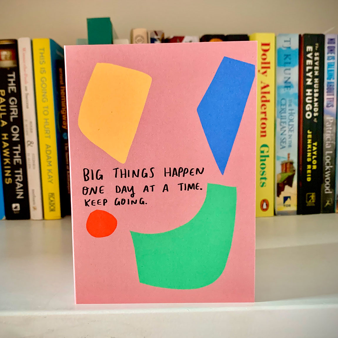 Big things happen (one day at a time) card