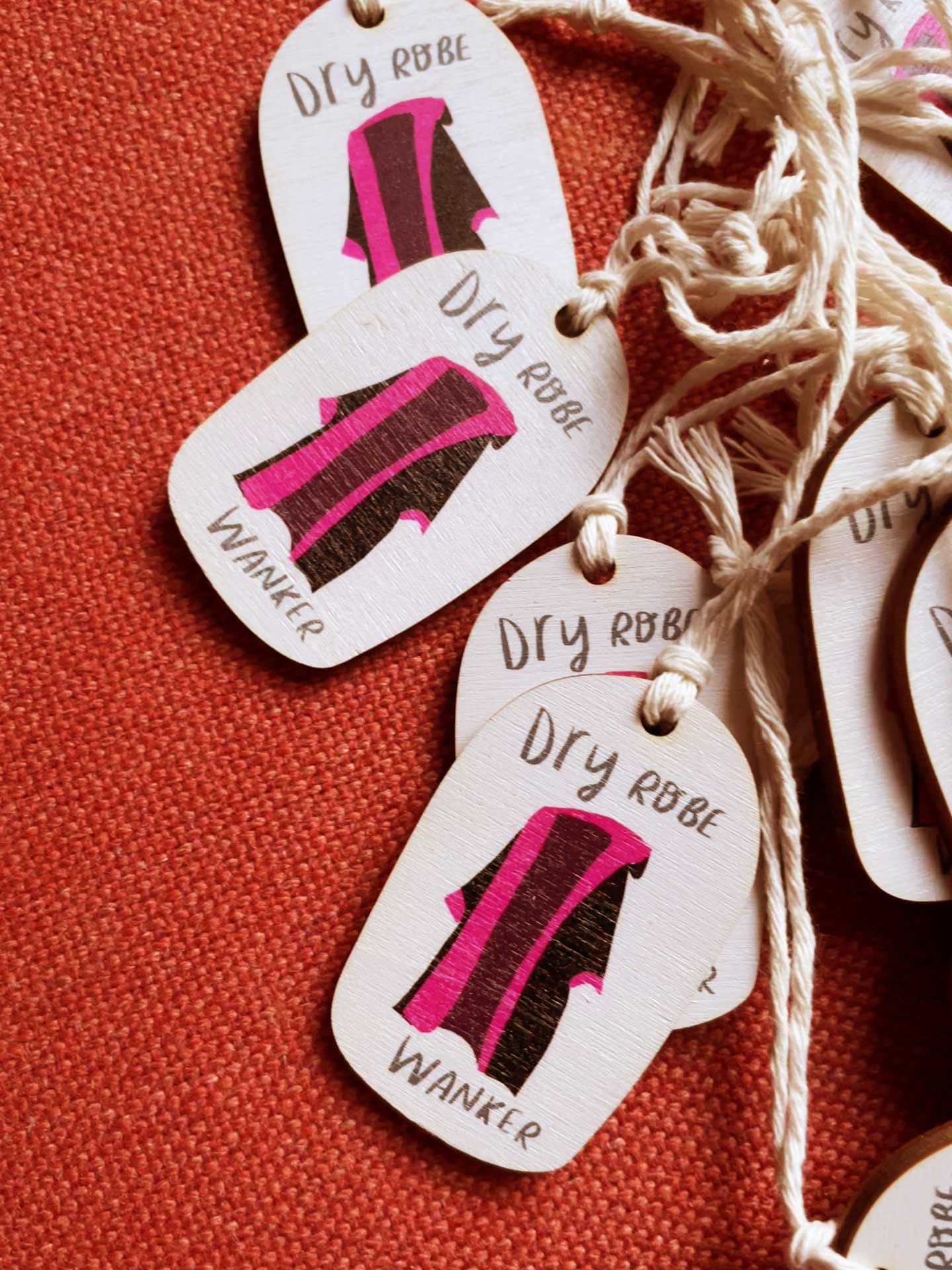 Dry Robe Wanker Christmas tree ornament