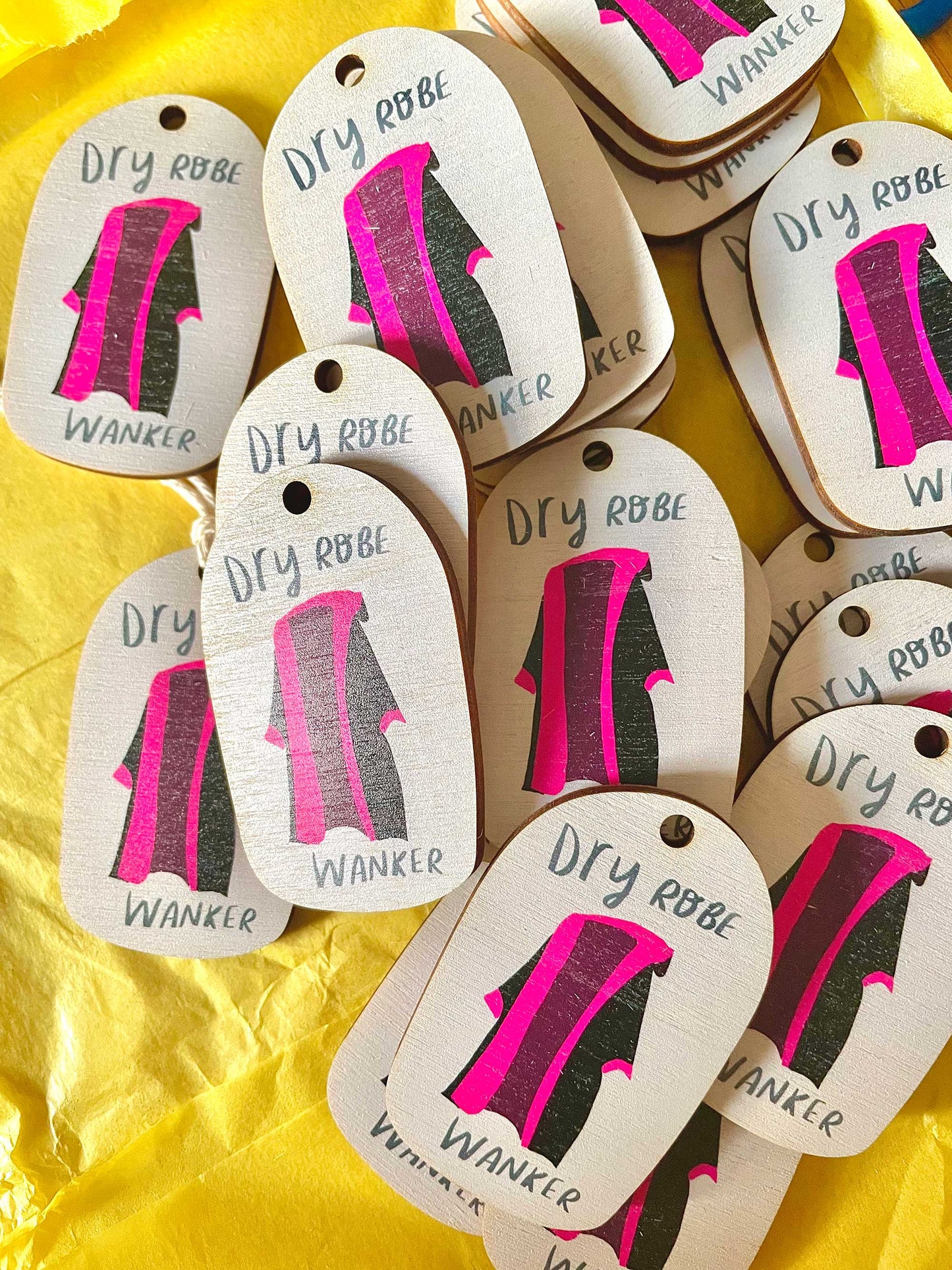 Dry Robe Wanker Christmas tree ornament