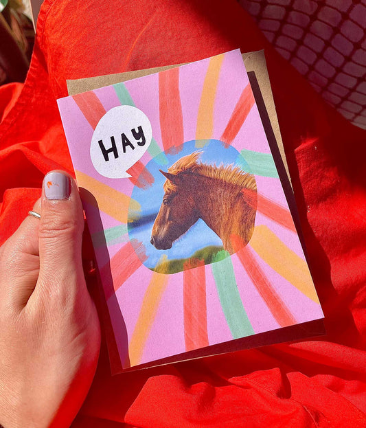 HAY card