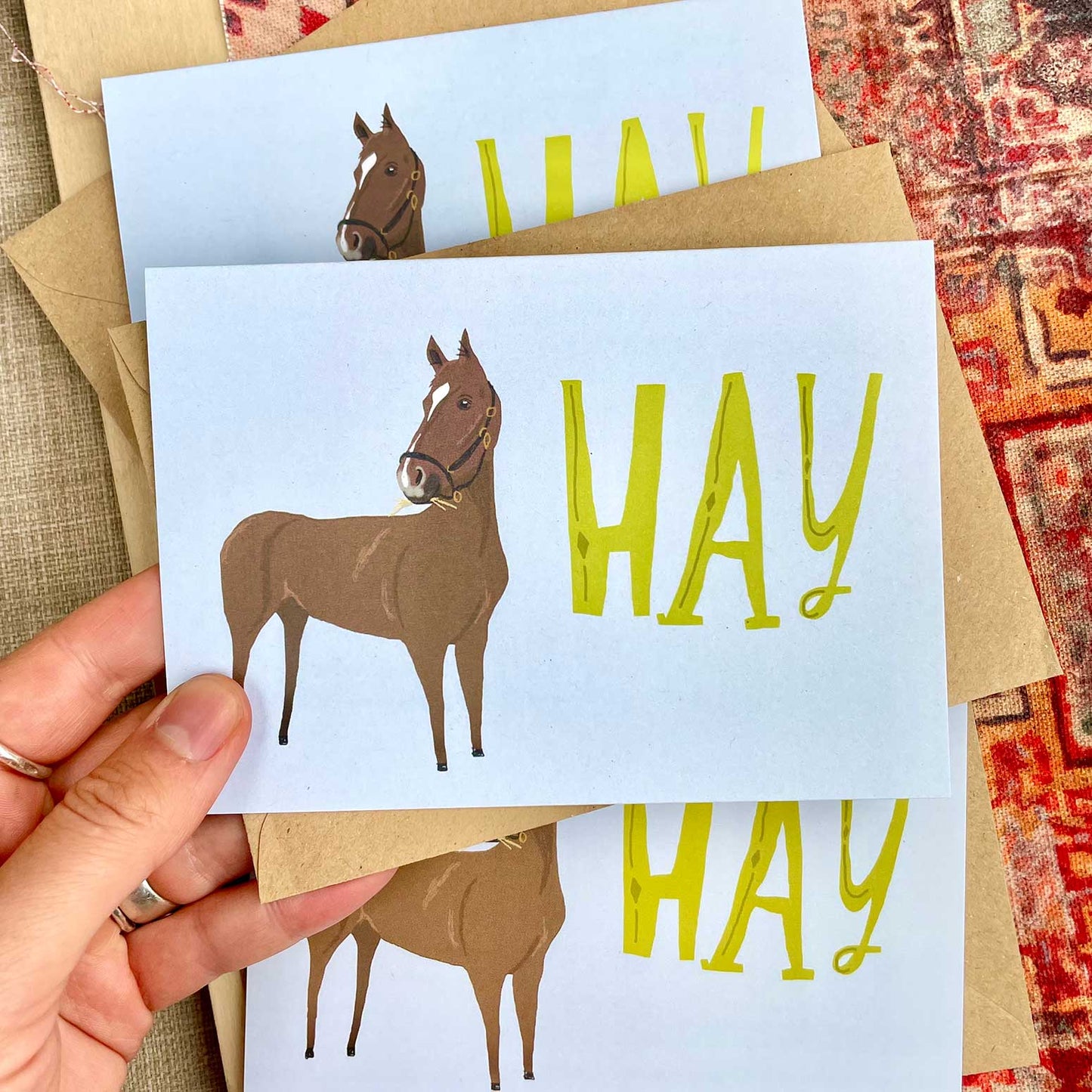 HAY card