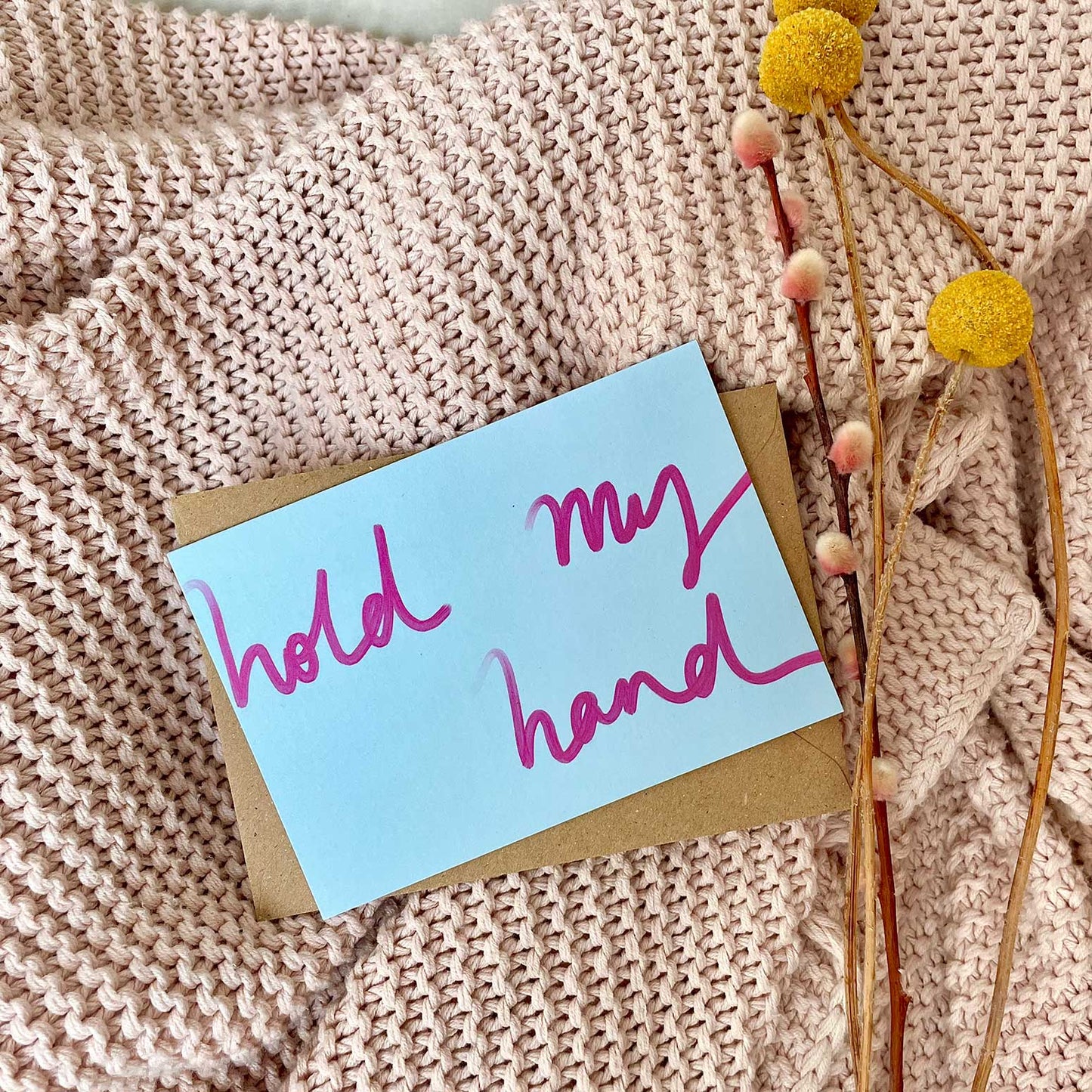 Hold My Hand card