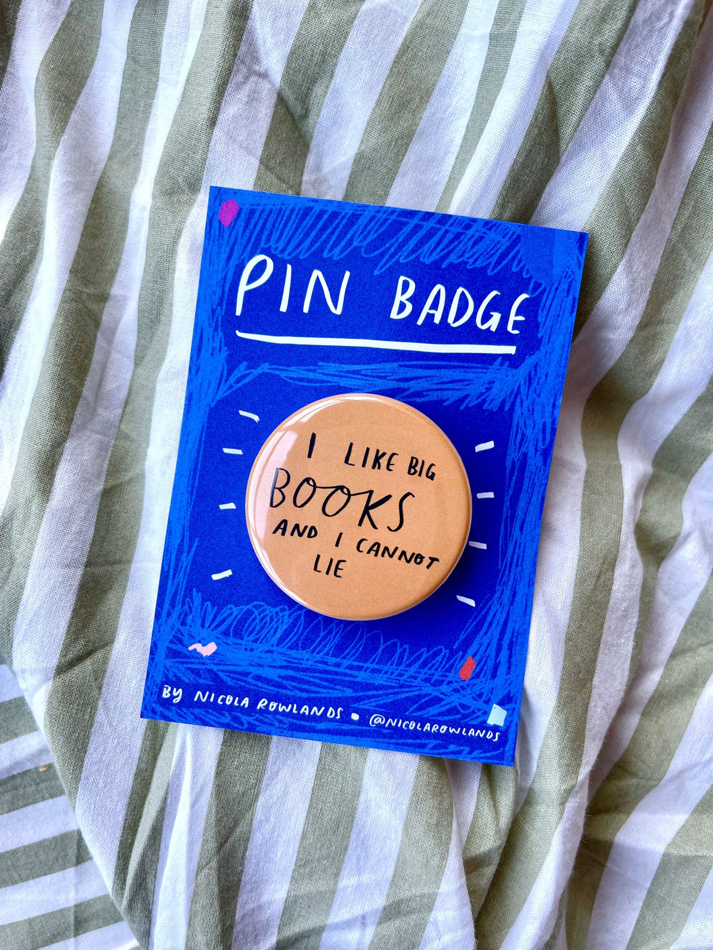 I like big books badge