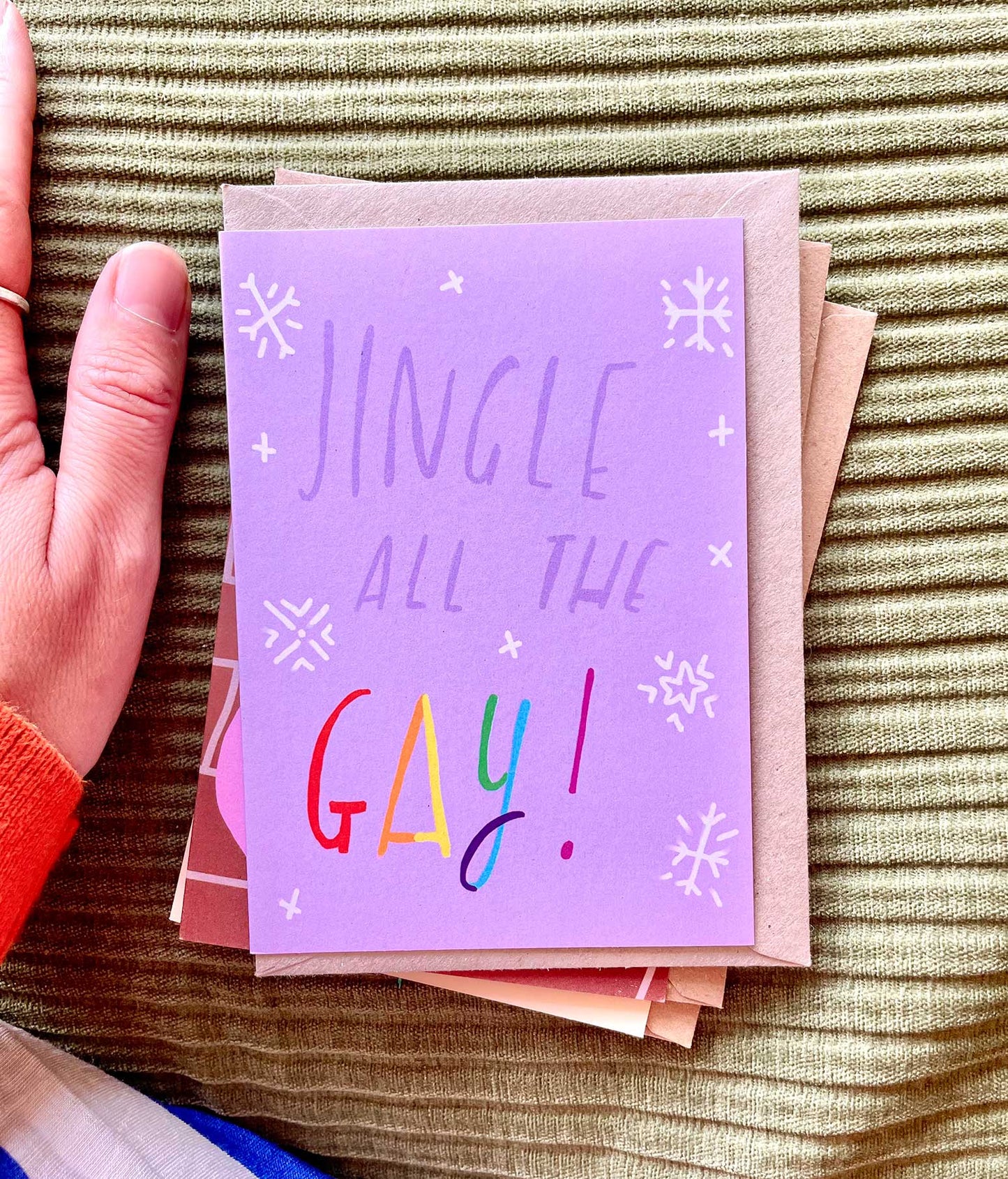 Jingle all the Gay holiday card