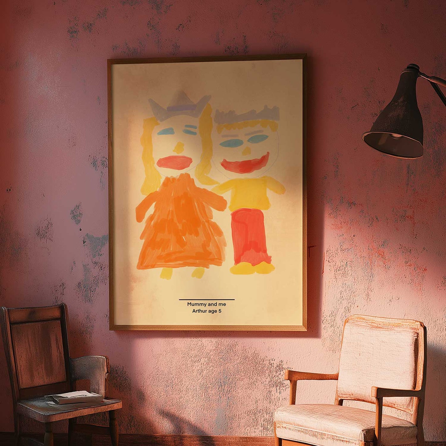 Custom print from child's drawing