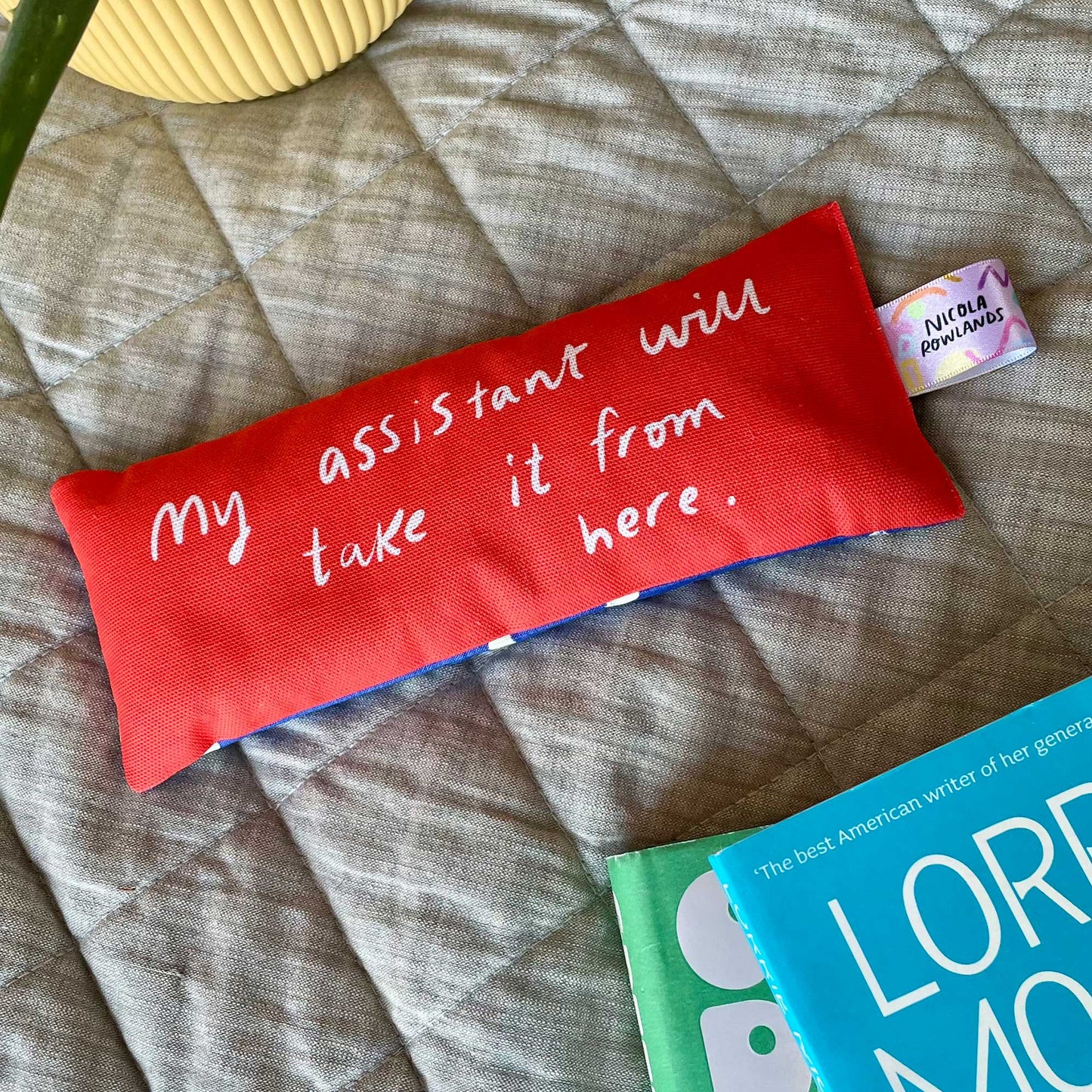 My assistant will take it from here Lavender Bag: for zen, meditation deep sleep and yoga