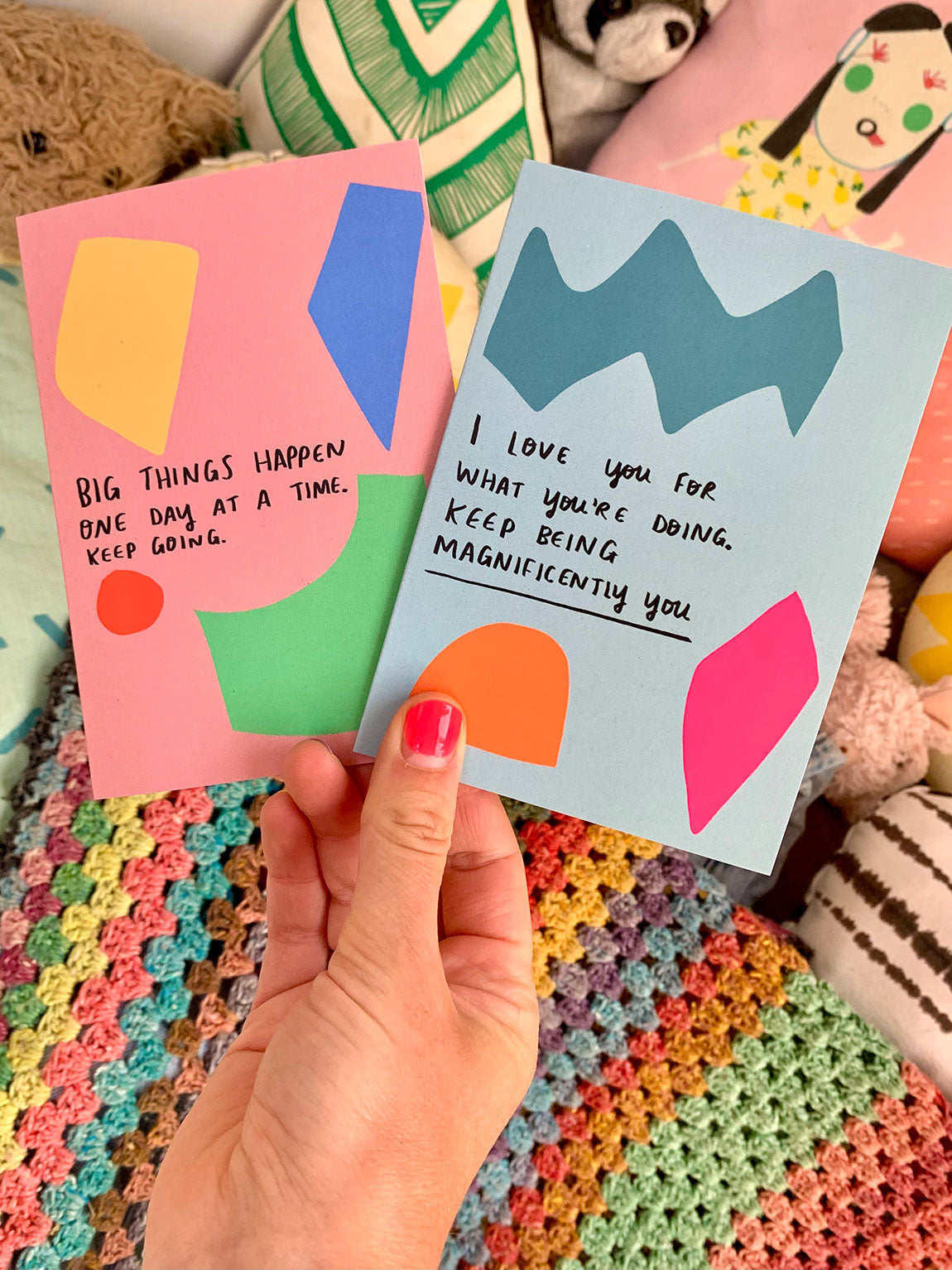 Keep loving wonderful you card
