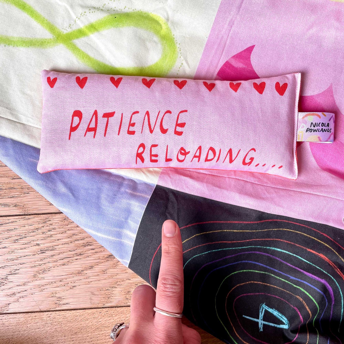 Patience Reloading Handmade Lavender Bag: for zen, meditation deep sleep and yoga