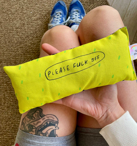 Pls Fck Off Lavender Bag: for zen, meditation deep sleep and yoga