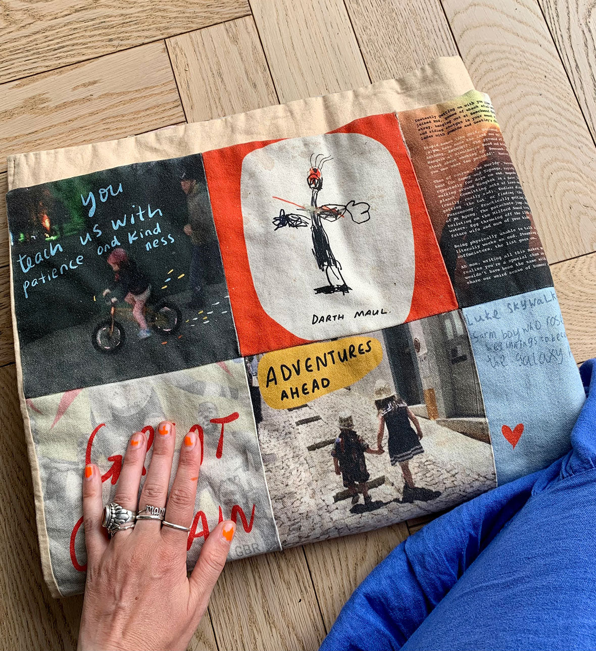 Family heirloom memory quilt