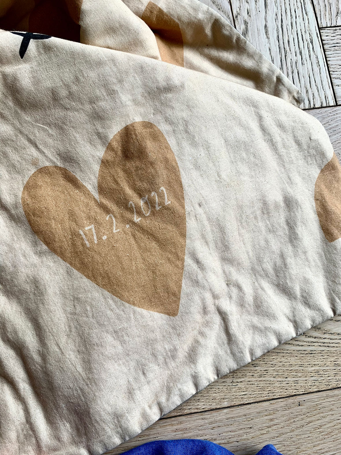 Family heirloom memory quilt