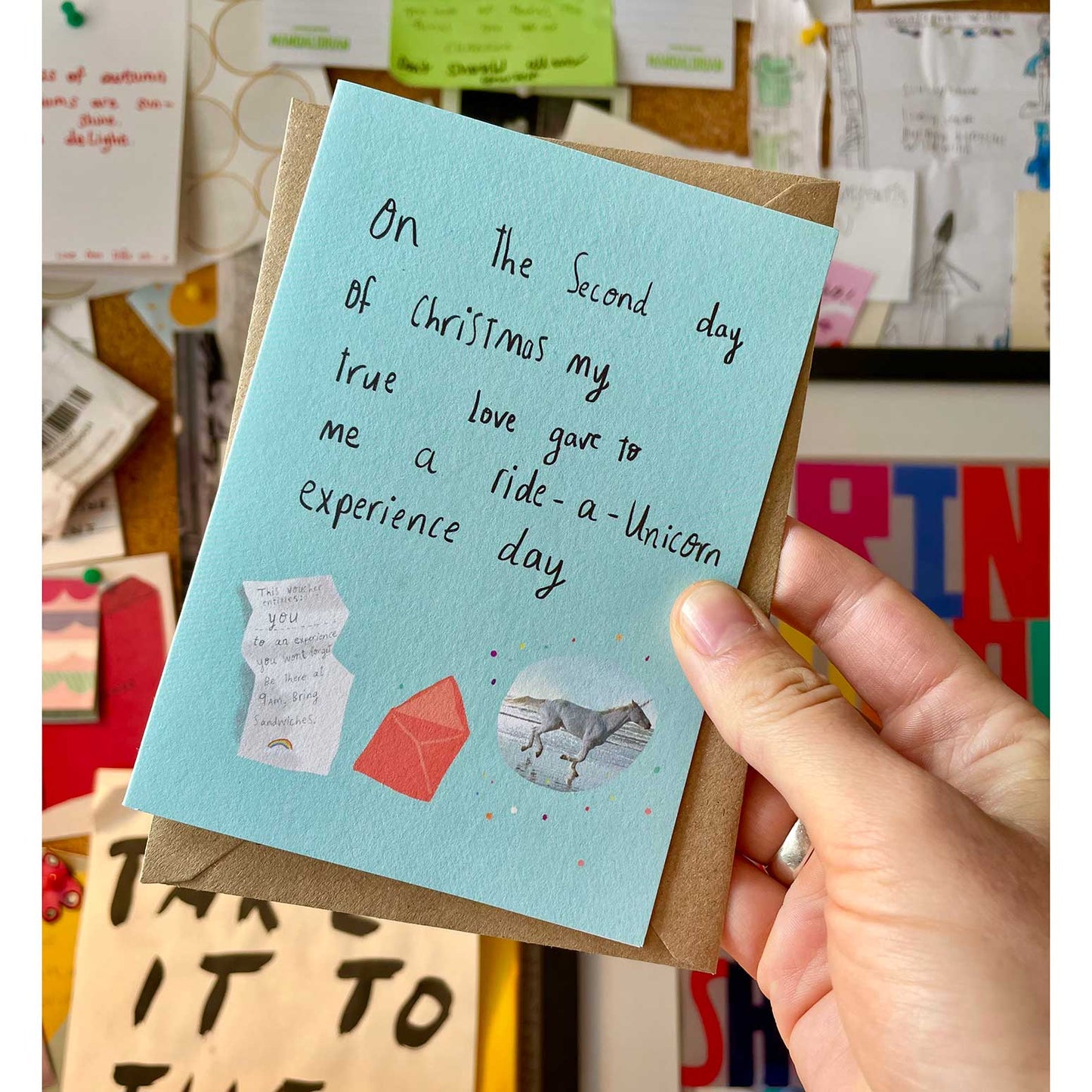 Second day of christmas card