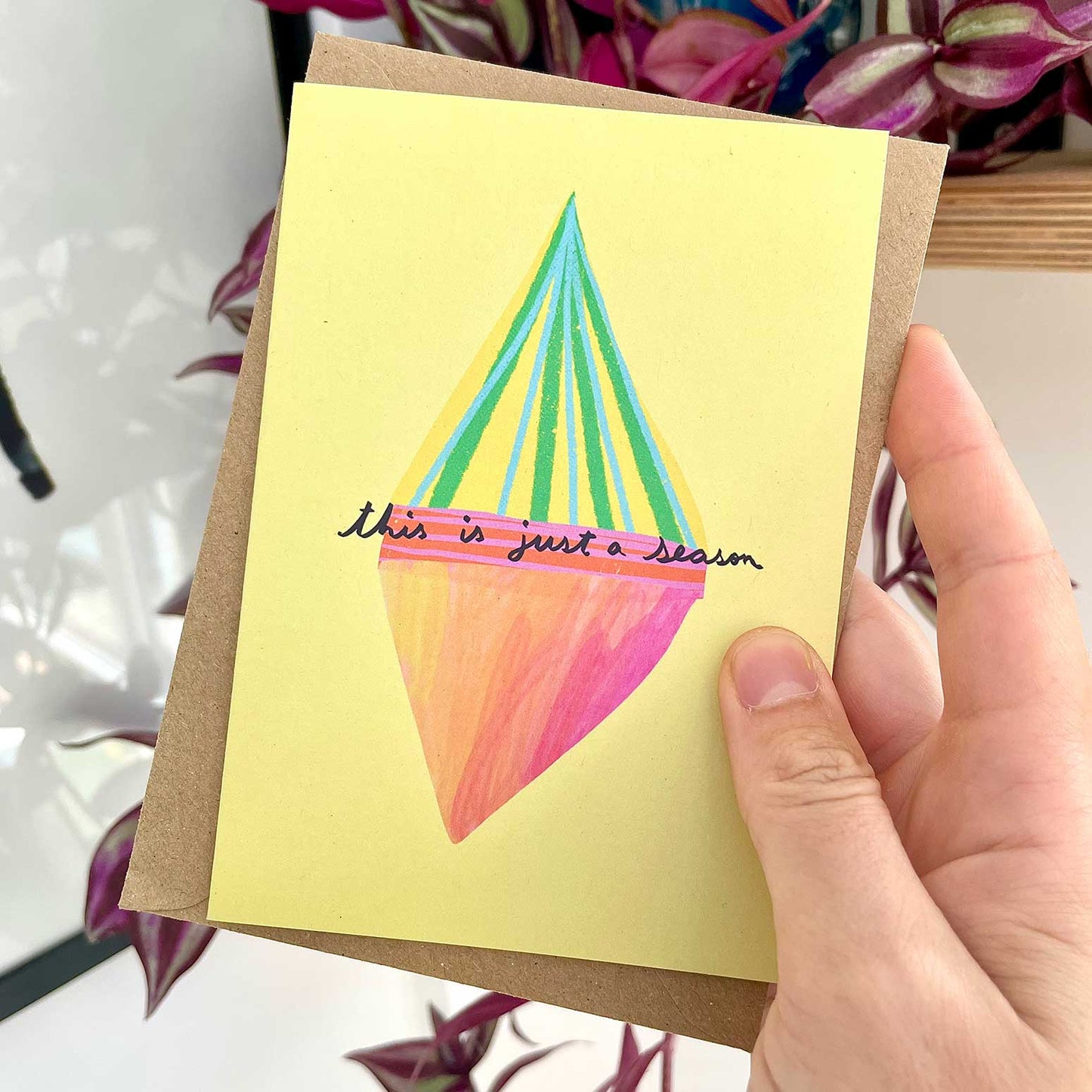 This is just a season card