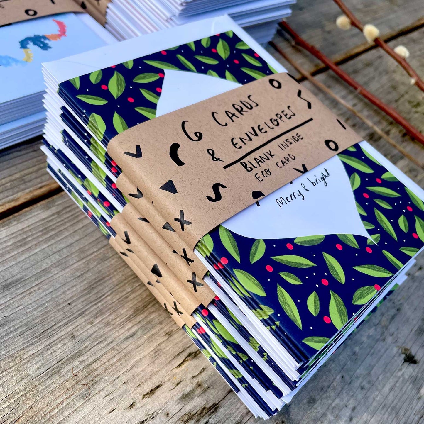 Holly Merry Christmas card