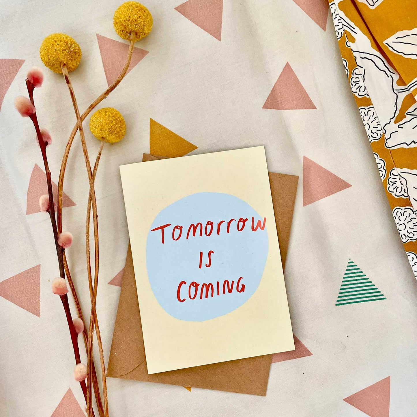 Tomorrow is coming card