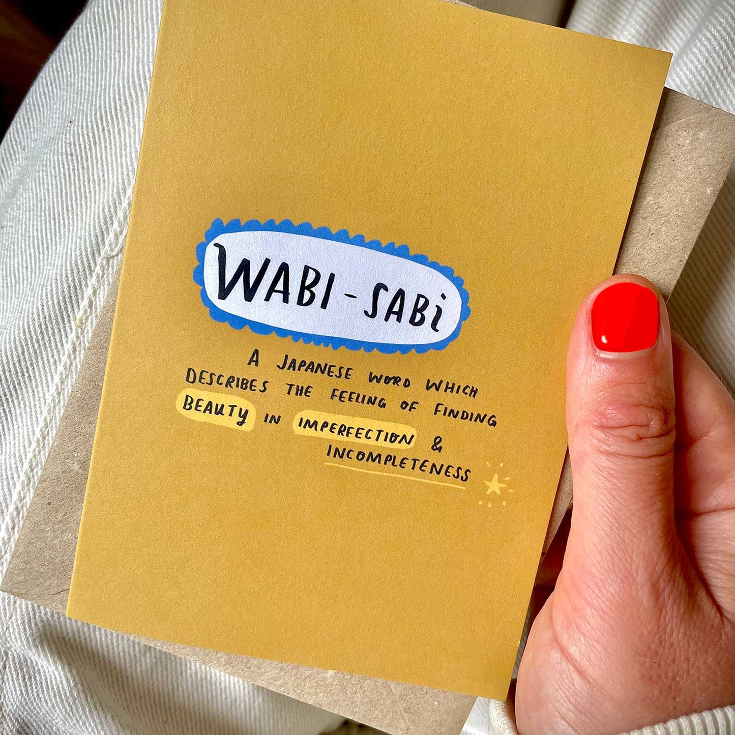 Wabi-Sabi card