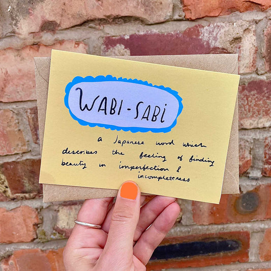 Wabi-Sabi card