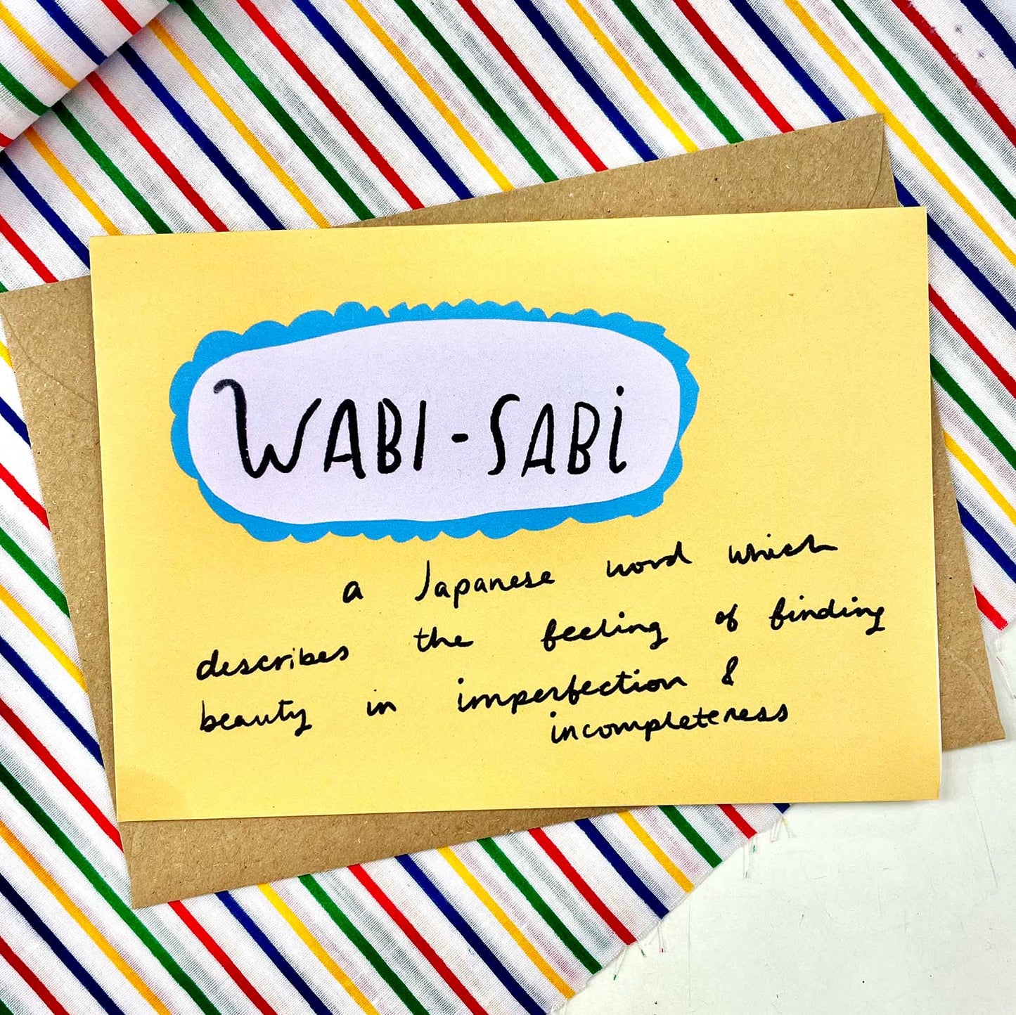 Wabi-Sabi card