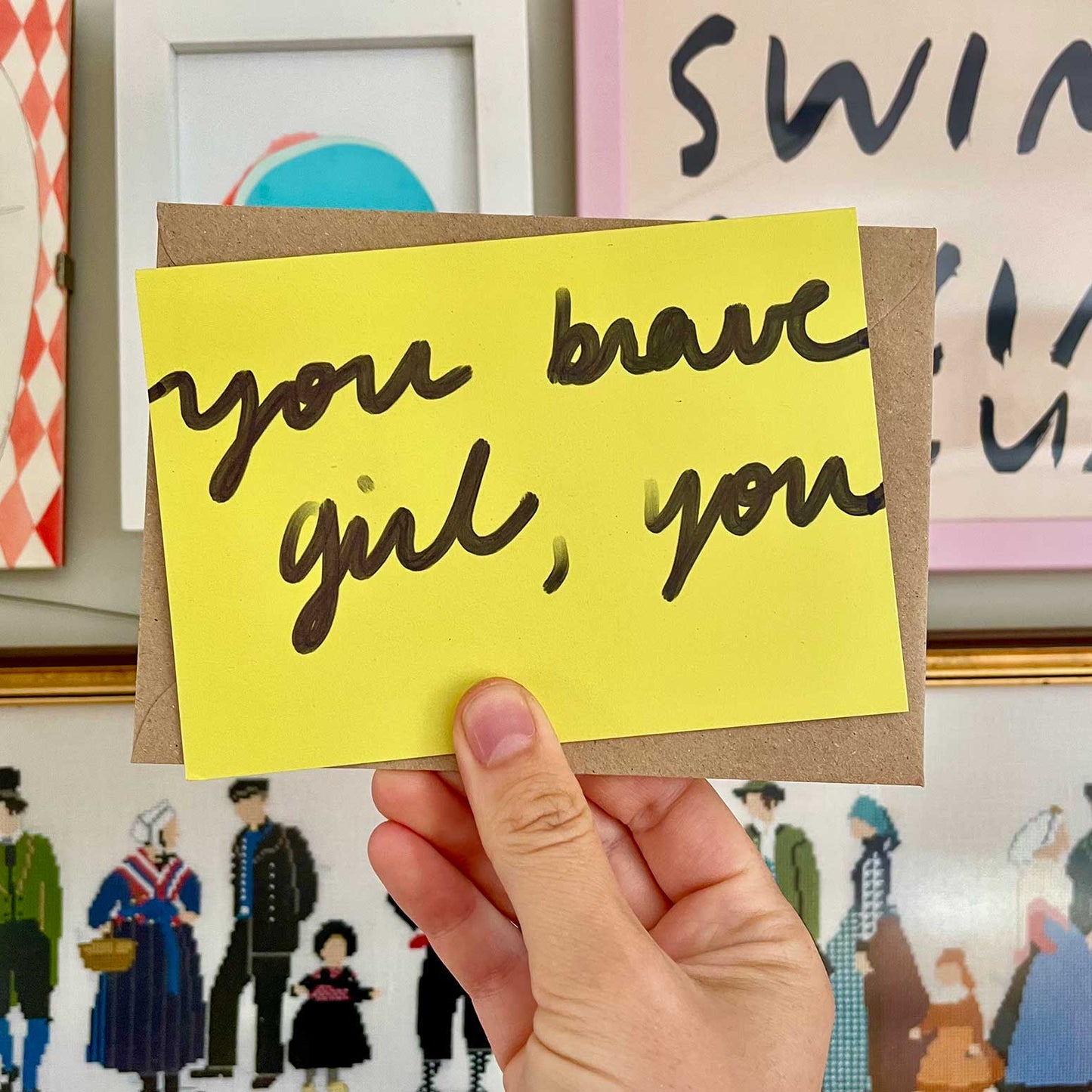 You brave girl card