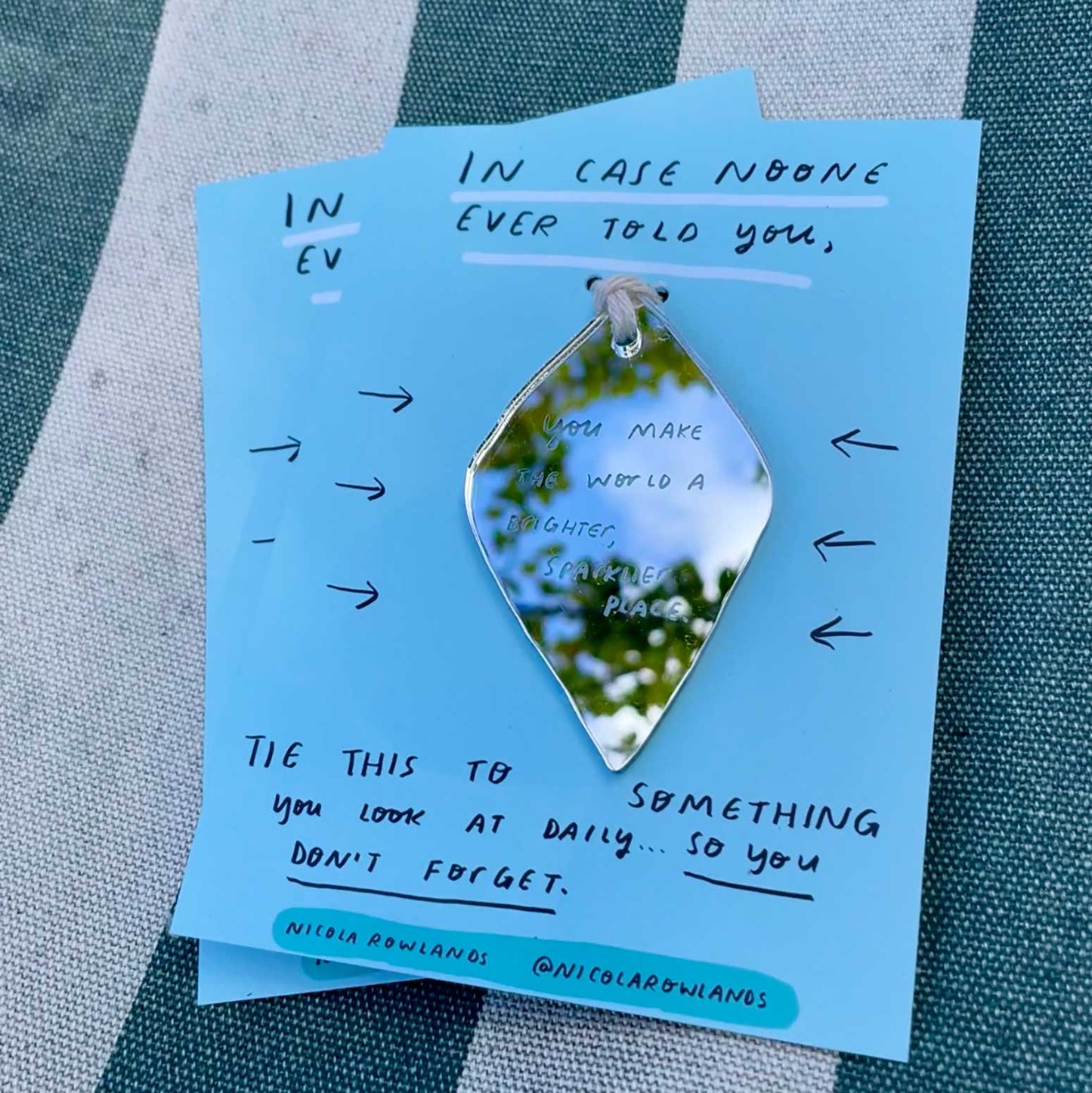 Feel good charm: You make the World a Sparklier Place