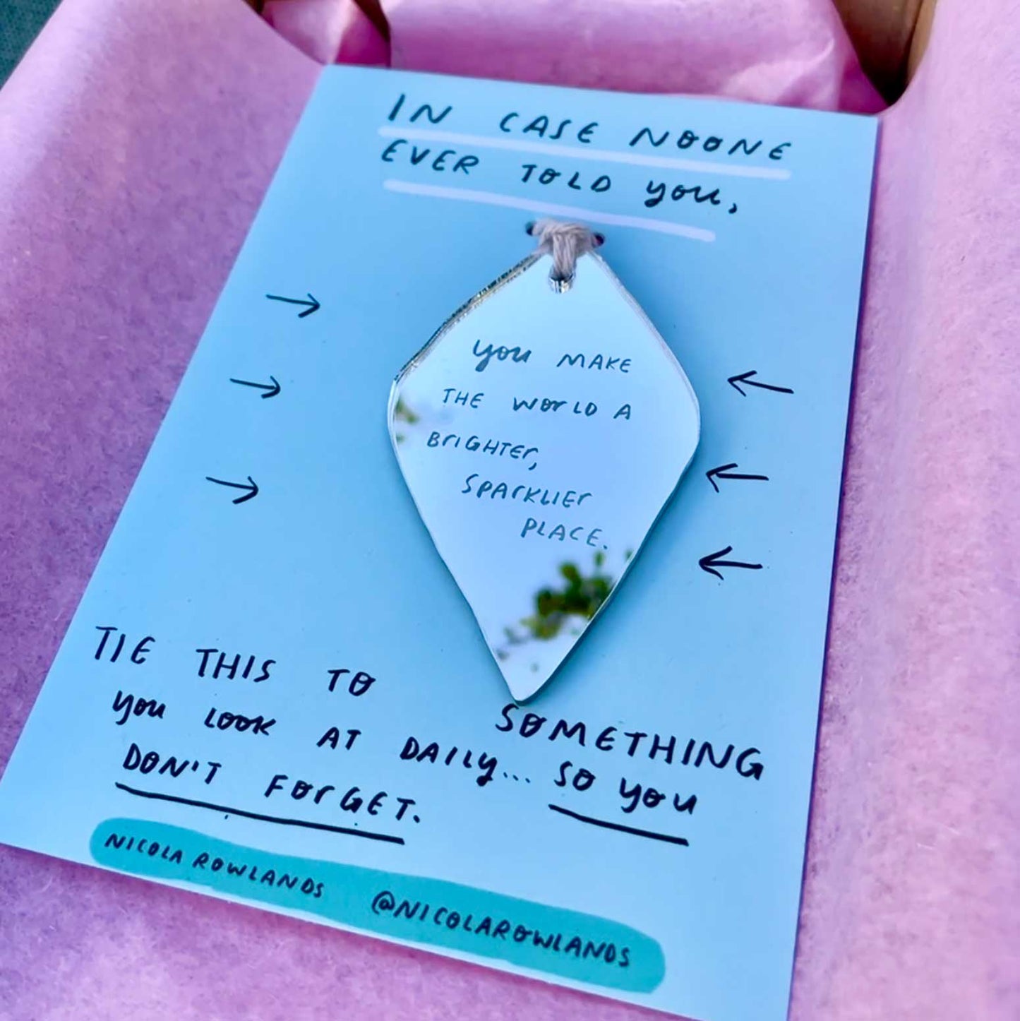 Feel good charm: You make the World a Sparklier Place