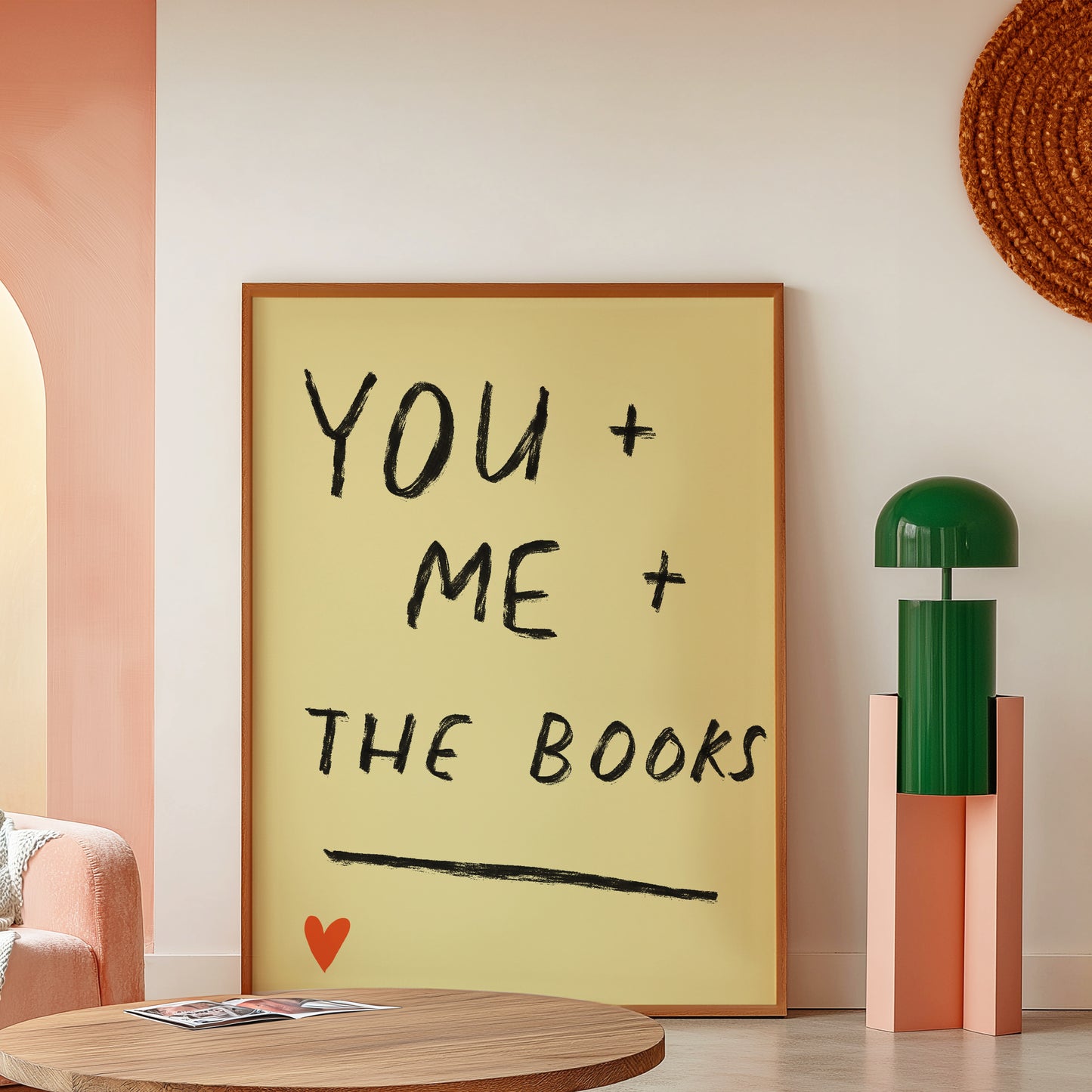 You + Me + The Books print
