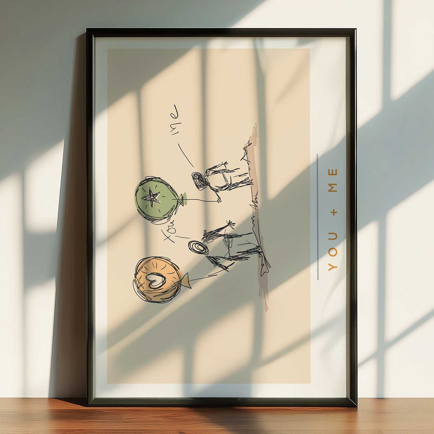 Custom print from child's drawing