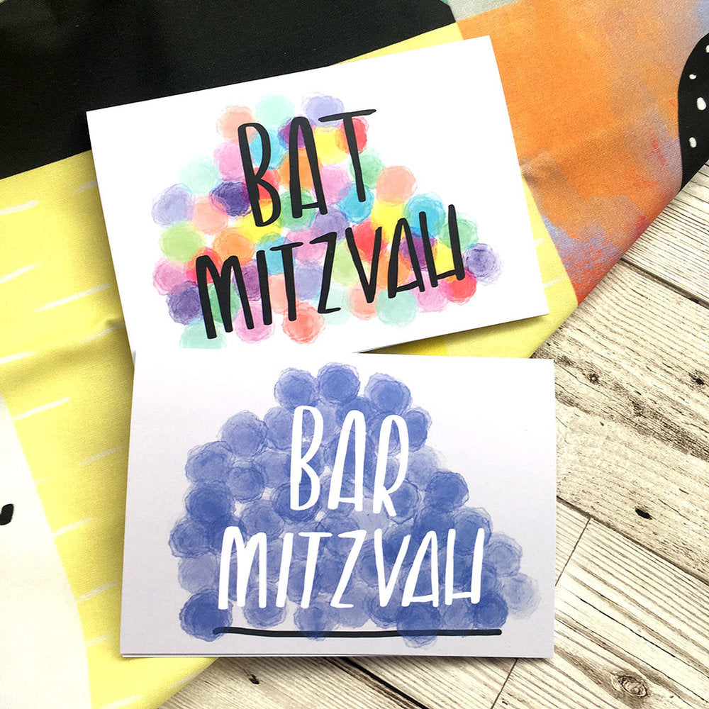 BAR or BAT MITZVAH card