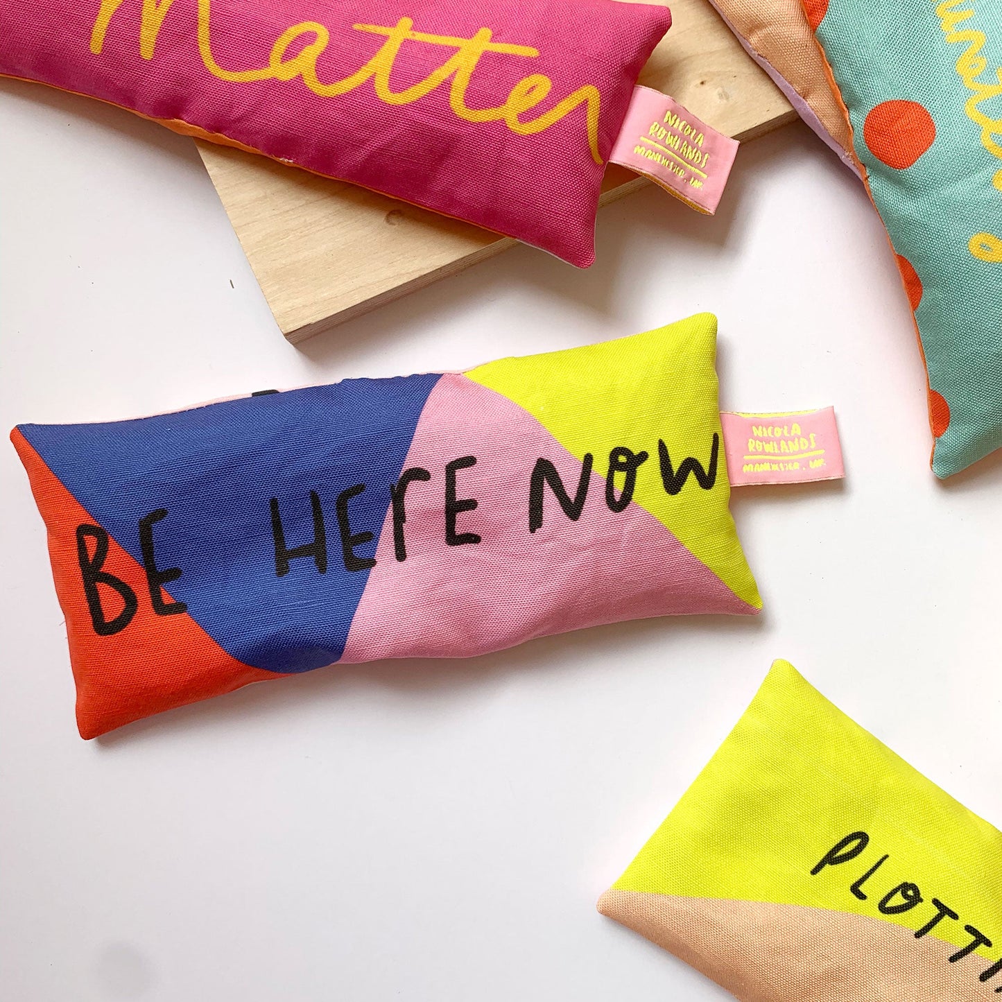 Handmade Lavender Bag: BE HERE NOW