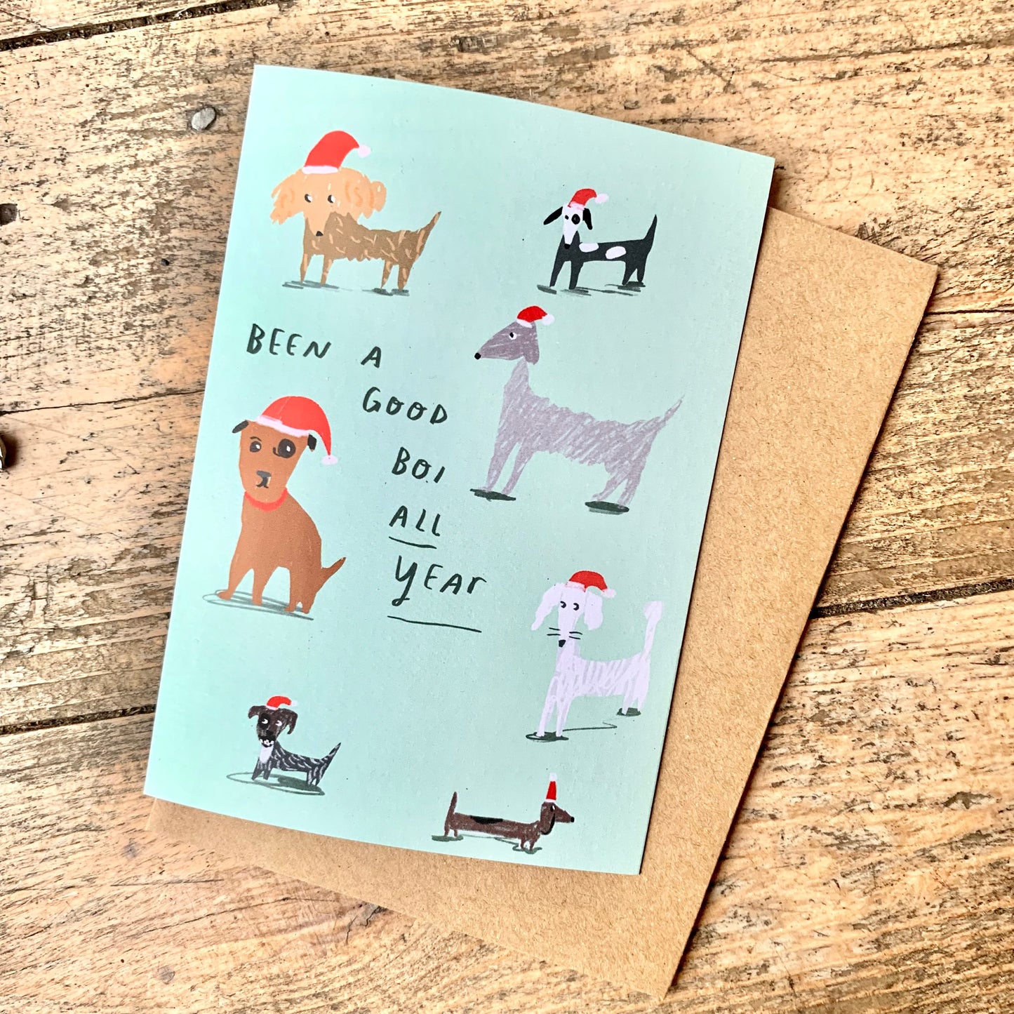 Good Boi all year xmas card