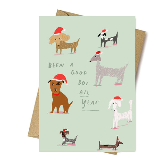 Good Boi all year xmas card