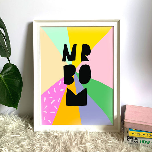 Family Letters print