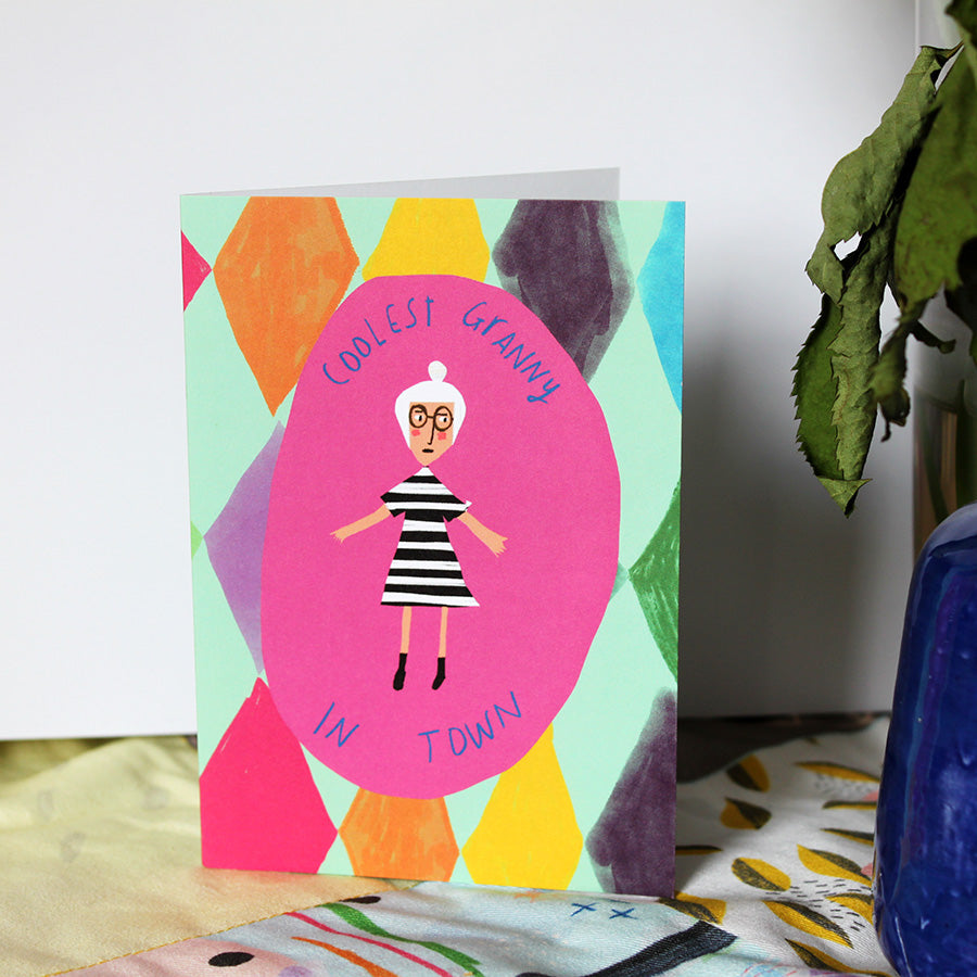 Coolest Granny in town card