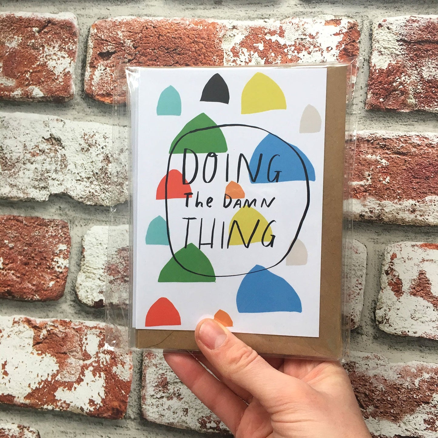 Doing the Damn Thing card