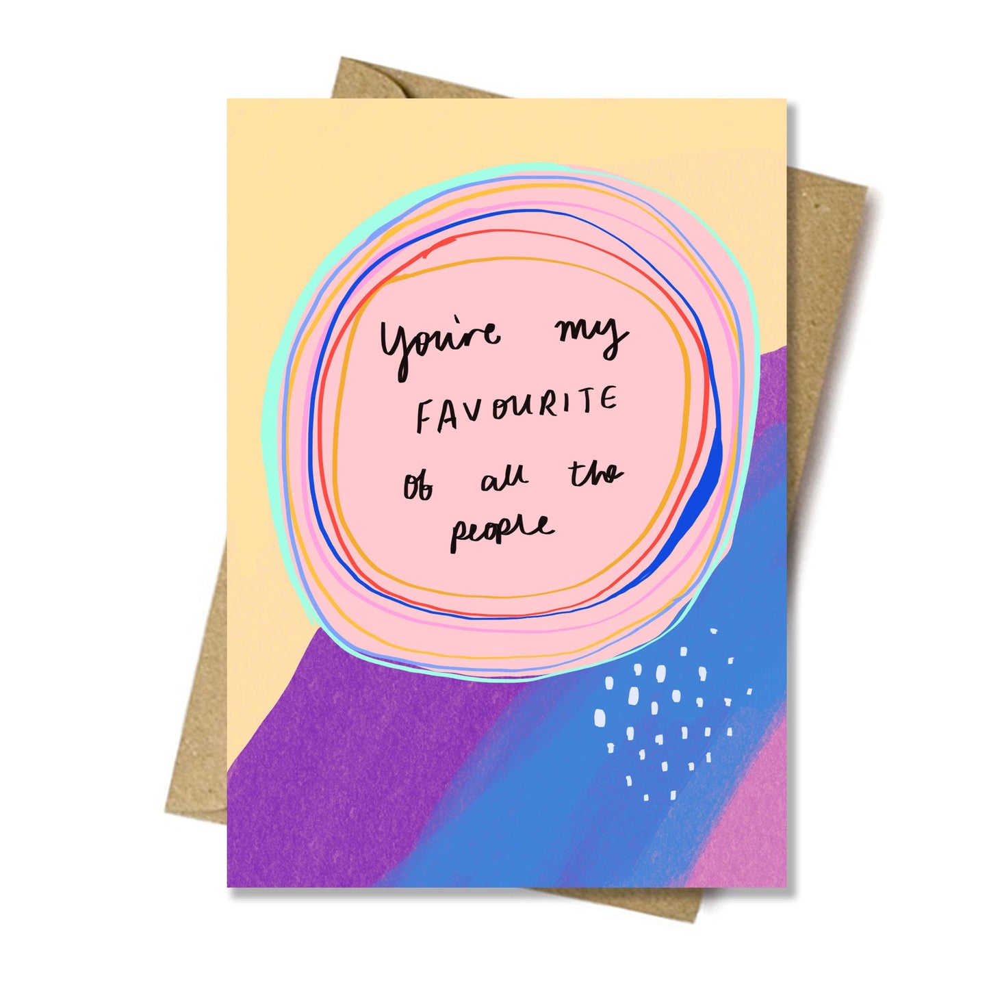 Favourite of all the people card