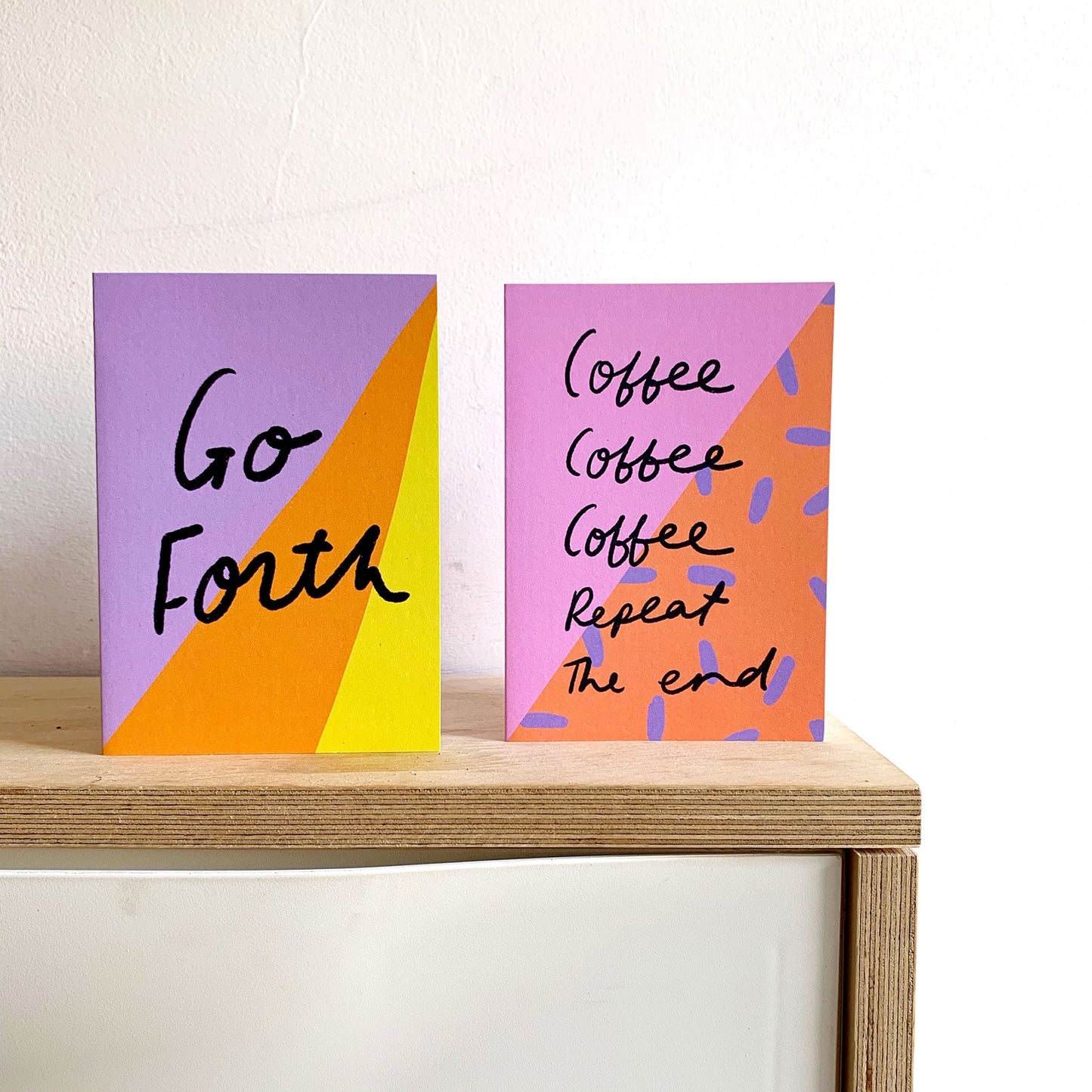 Go Forth greeting card