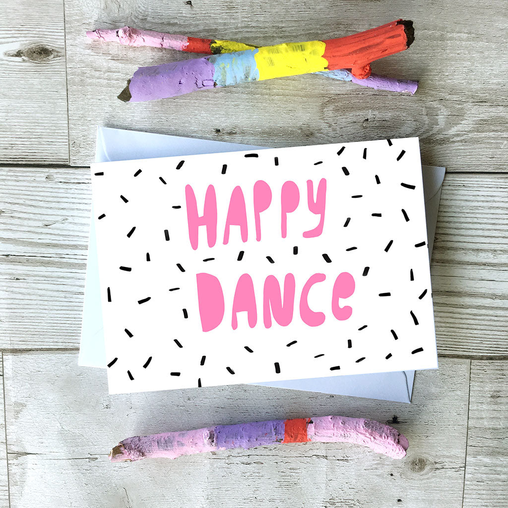 HAPPY DANCE card