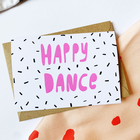 HAPPY DANCE card