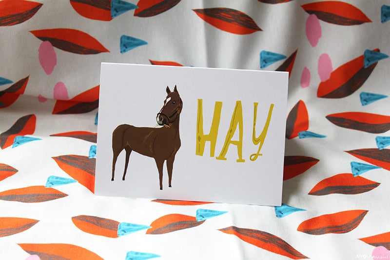 HAY card