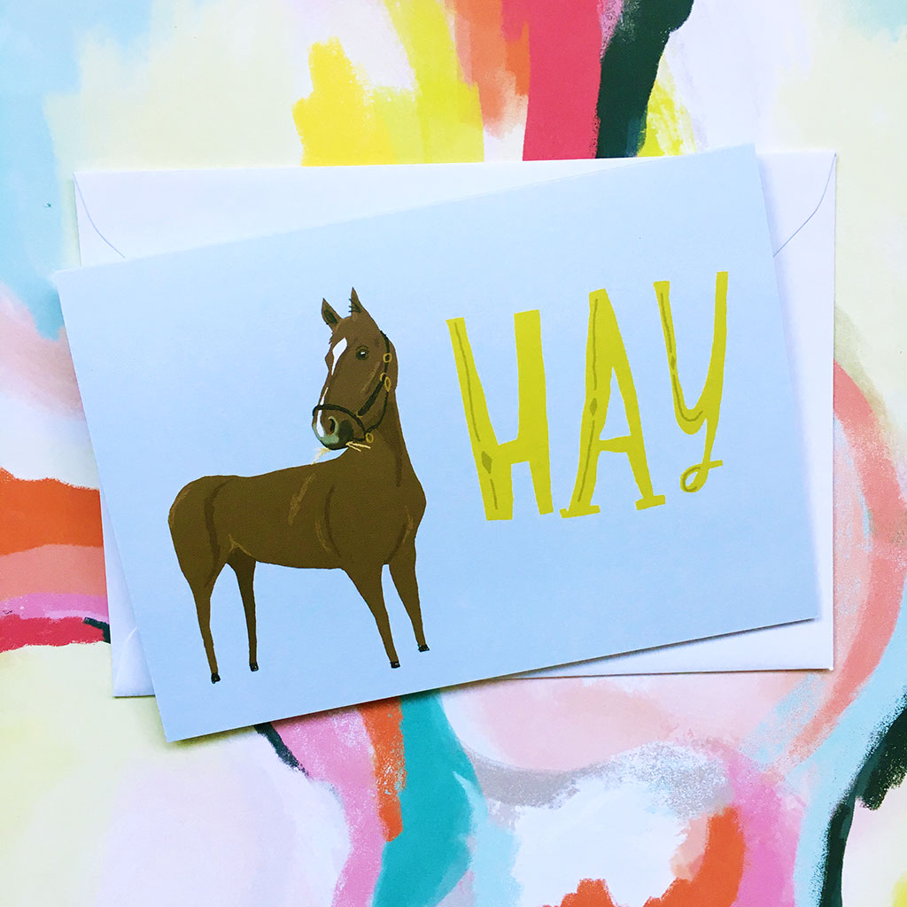 HAY card