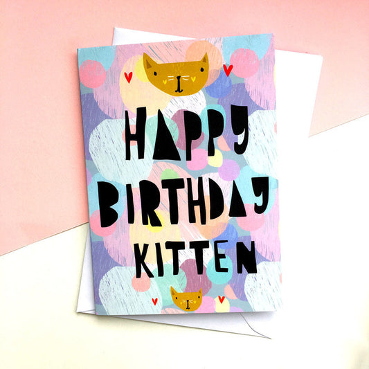 HAPPY BIRTHDAY KITTEN card