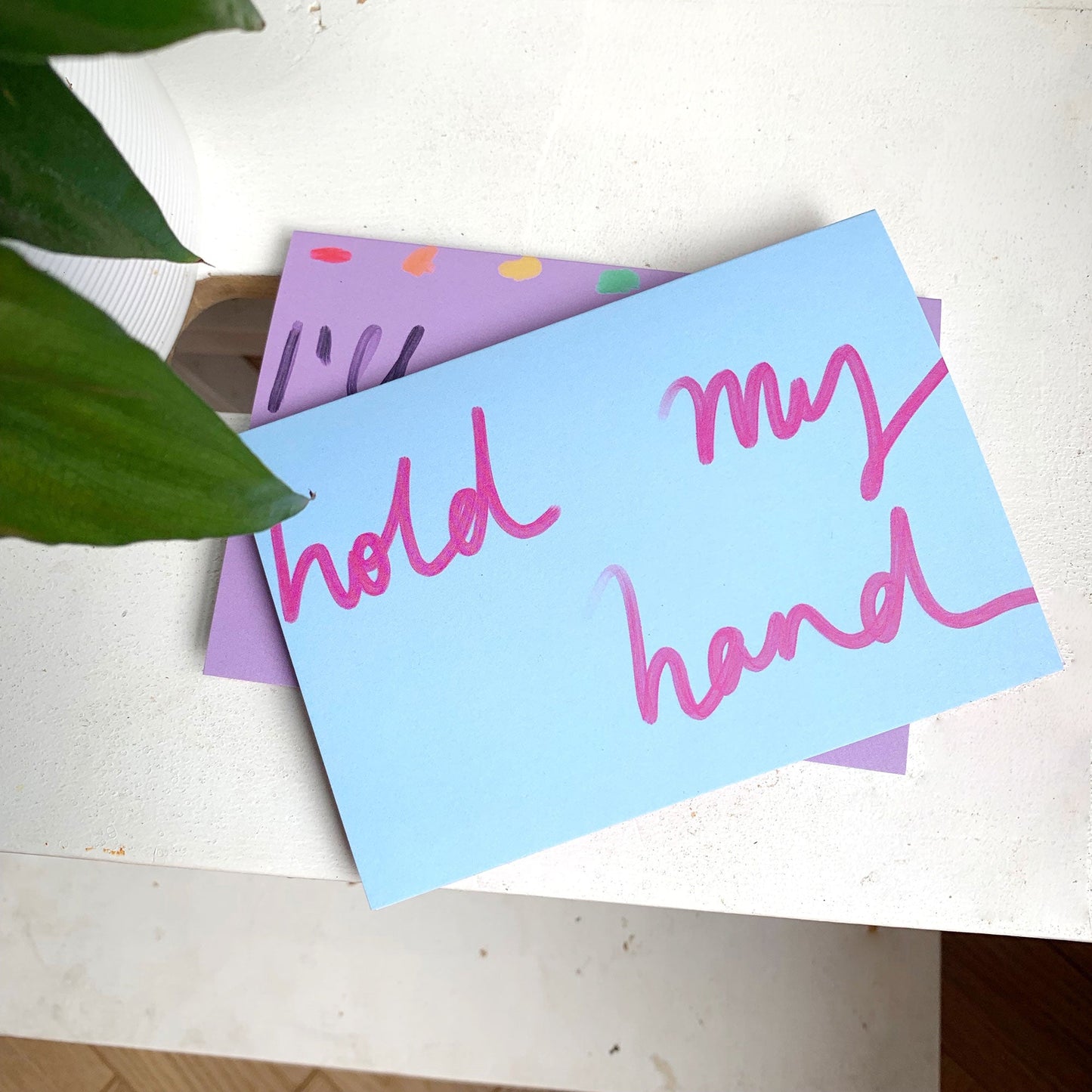 Hold My Hand card