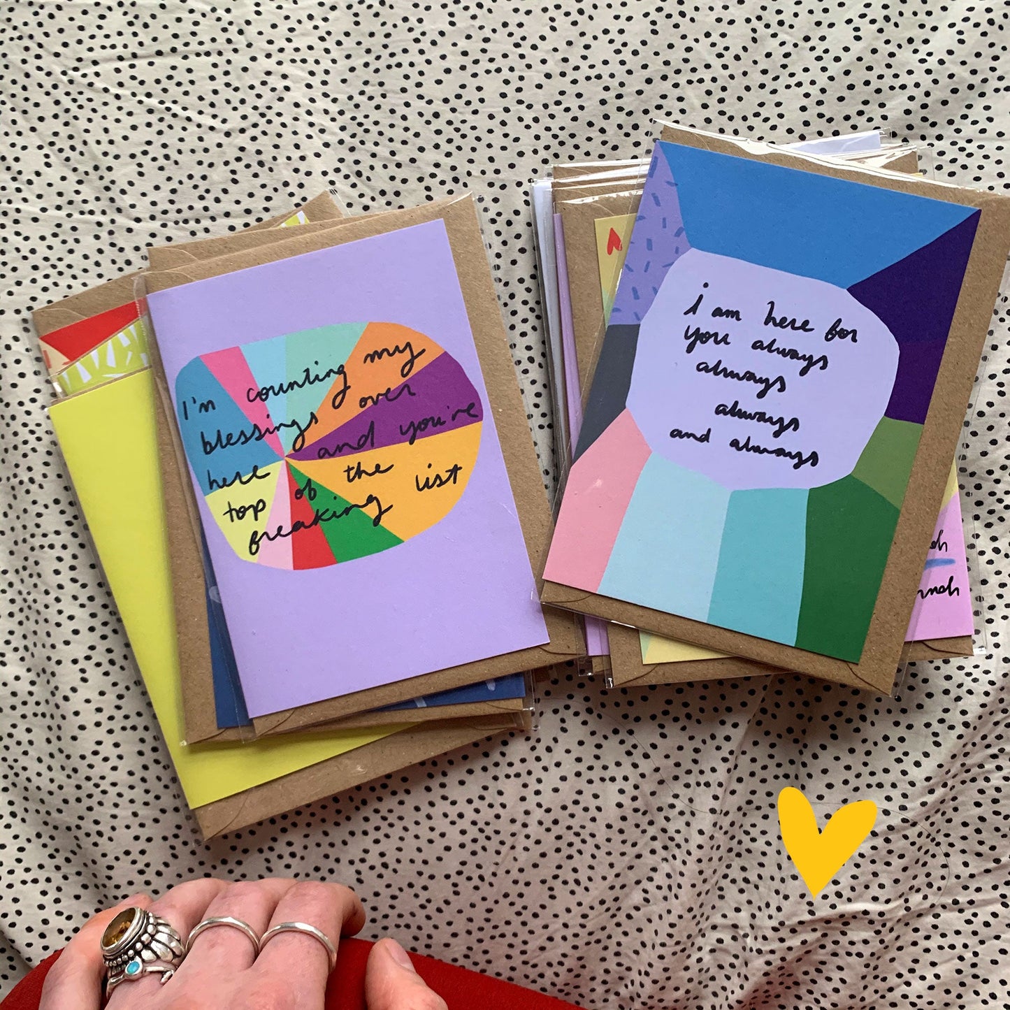 Here for you always and always card
