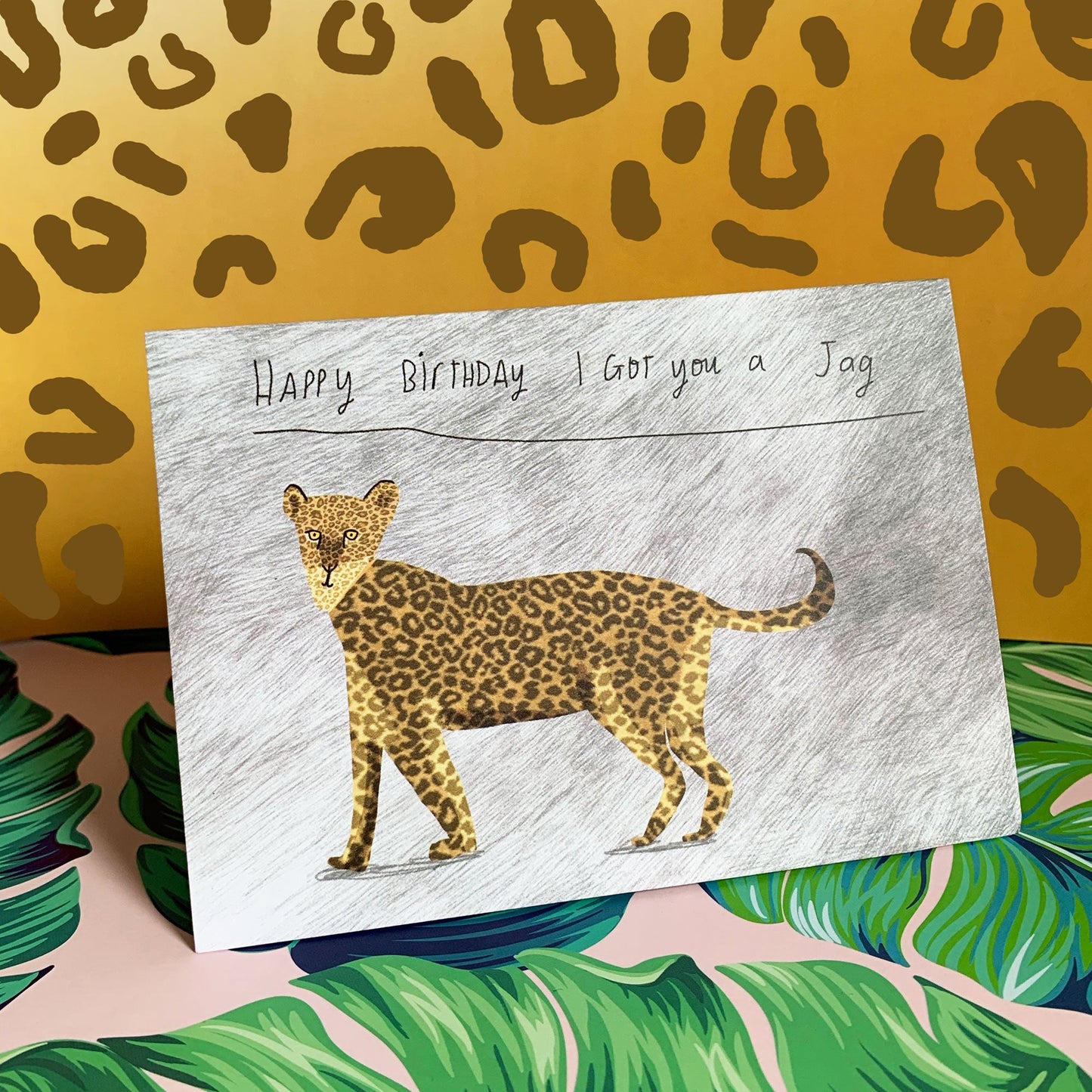 Happy Birthday I got you a jag card