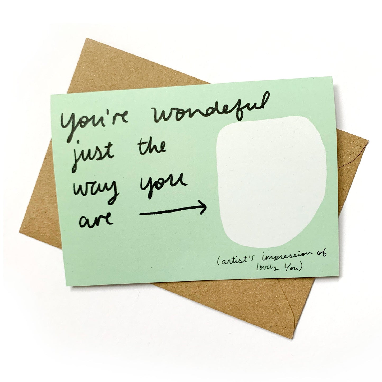 Just the way you are card