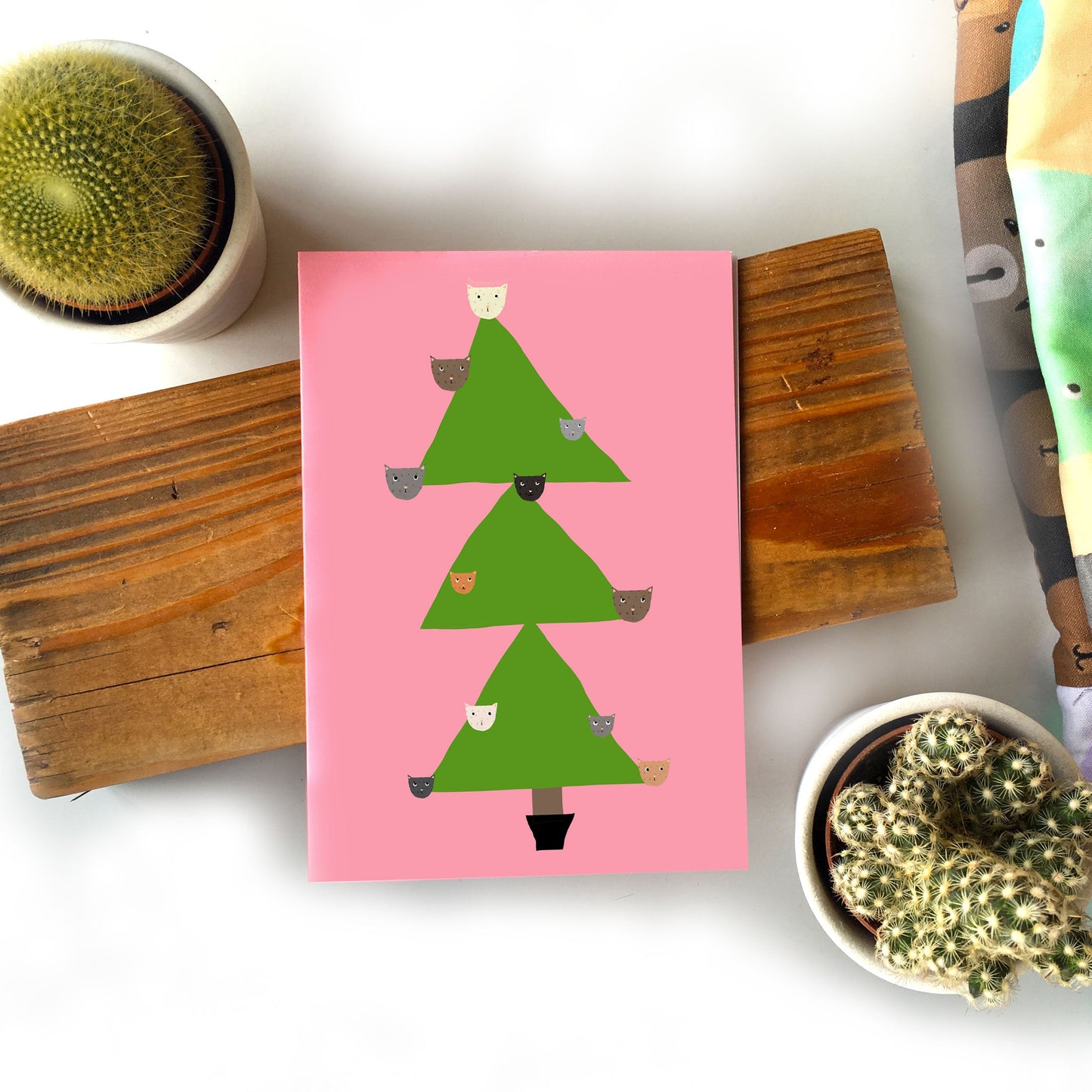 Kitty Tree Christmas card