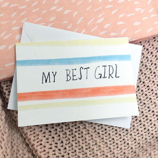 My Best Girl card